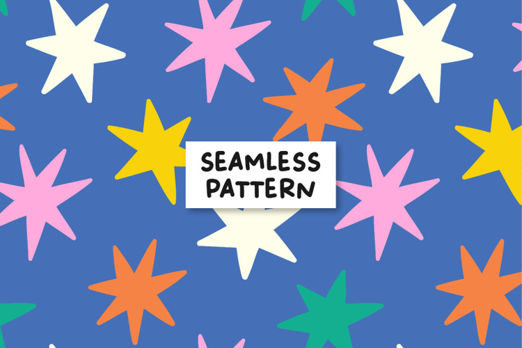 Stars pattern. Stars Paper