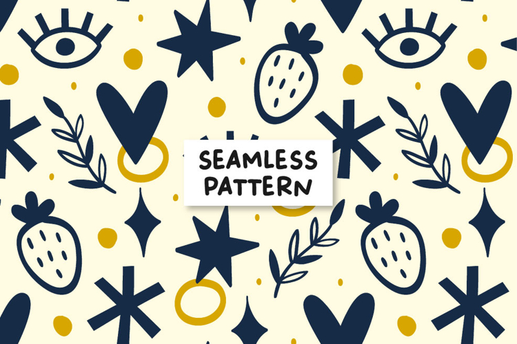 Seamless Pattern. Digital paper. Eyes pattern