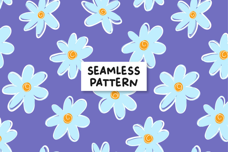 Floral pattern. Flower seamless pattern.