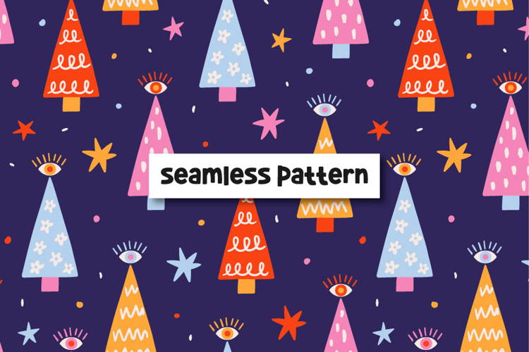 Christmas Seamless Pattern Image 12