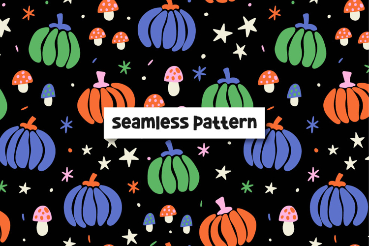 Halloween Seamless Pattern Image 10
