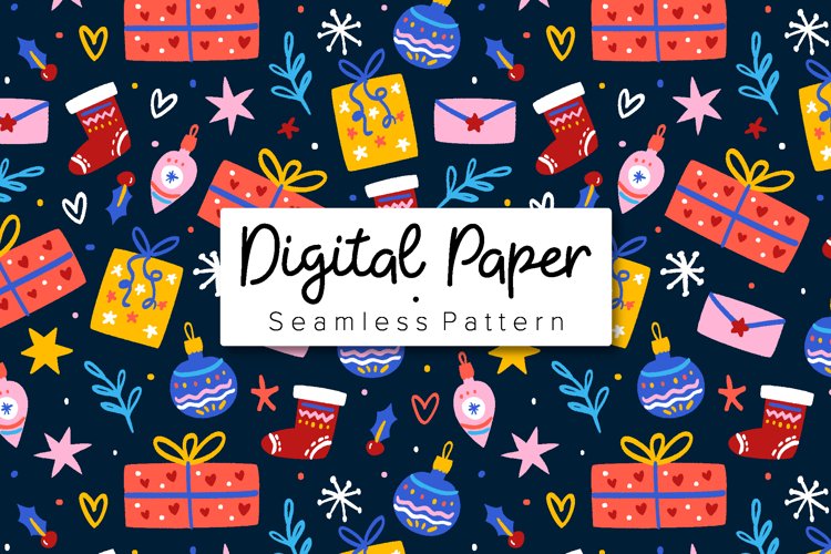 Christmas seamless pattern