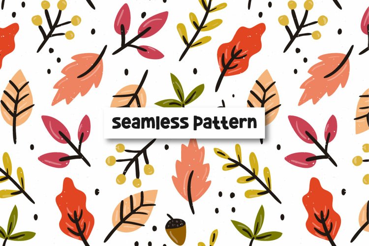 Fall Seamless Pattern Image 12