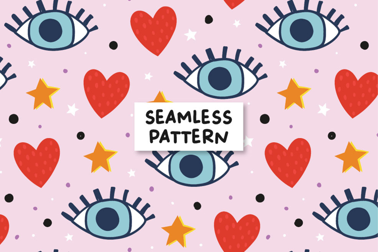 Eyes pattern. Eyes digital paper.