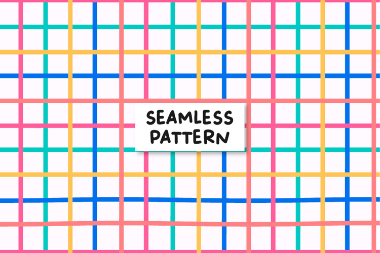 Grid seamless pattern. Grid digital paper