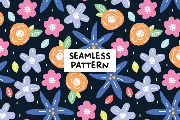 Floral pattern. Floral background. Seamless pattern. Spring.