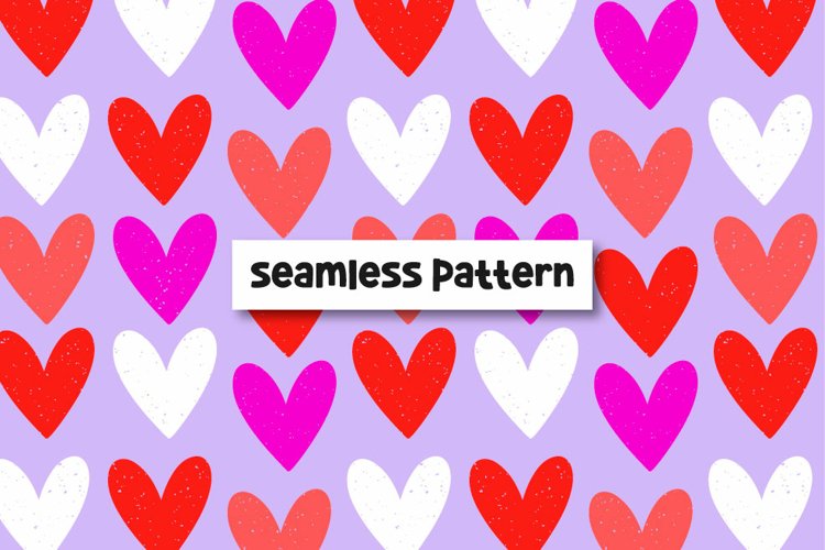 Love pattern. Love background. Love seamless pattern.