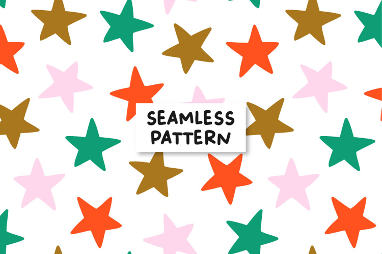Christmas stars pattern. Stars pattern. Christmas pattern
