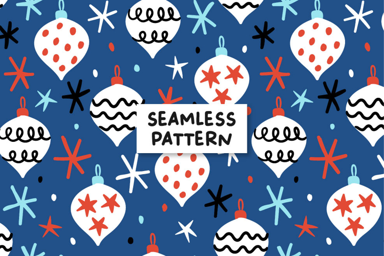 Christmas Pattern Christmas Digital Paper Christmas Print