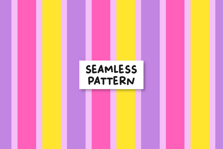 Summer Stripes Pattern Stripes Digital Paper