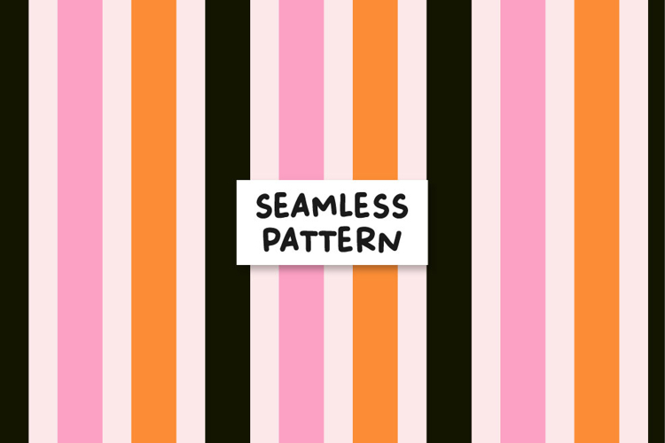Halloween Stripes Pattern Lines Seamless Stripes Background