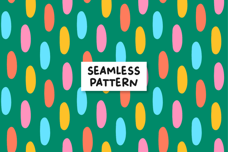 Abstract Dots Pattern Colorful Background Dots Digital Paper