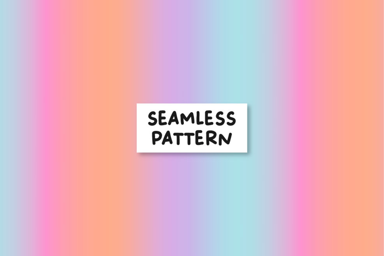 Rainbow Gradient Pattern Pastel Gradient Background