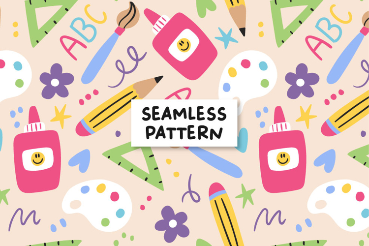 Back to School Seamless Pattern Back To School Pattern