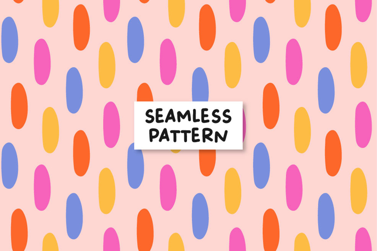 Abstract Dots Pattern Colorful Abstract Digital Pattern