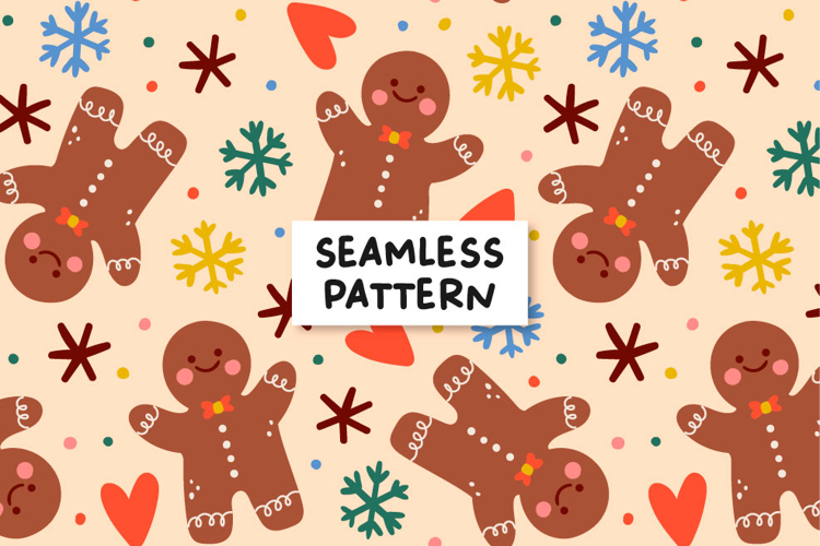 Christmas Seamless Pattern Image 23