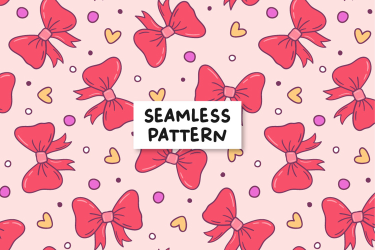 Bow Pattern Bow Coquette Background