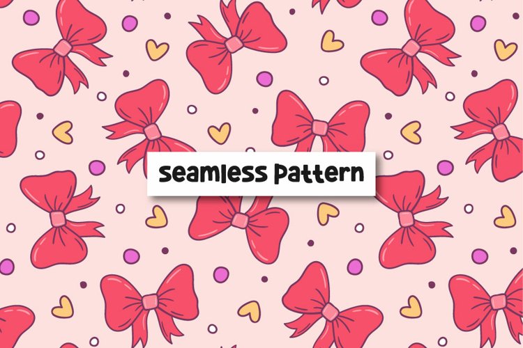 Bow Pattern Bow Coquette Background