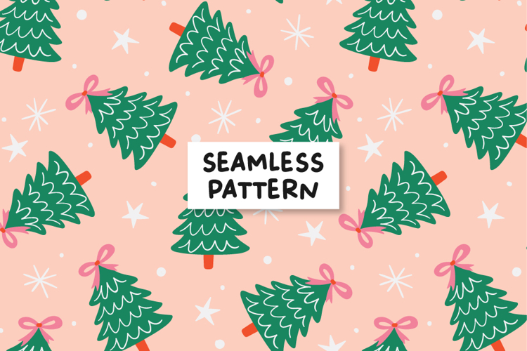 Christmas Seamless Pattern Image 16