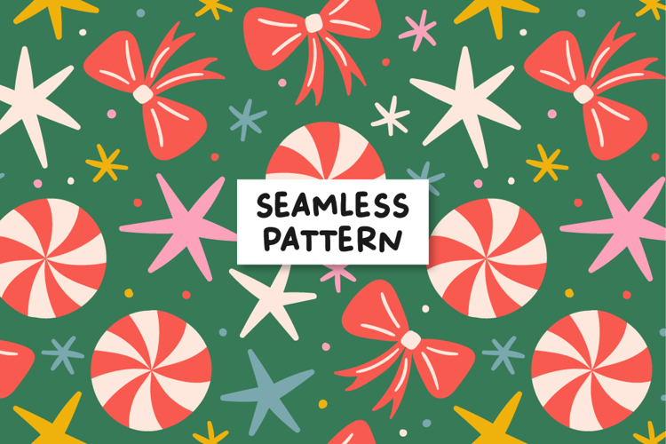 Christmas Pattern Background Image 16