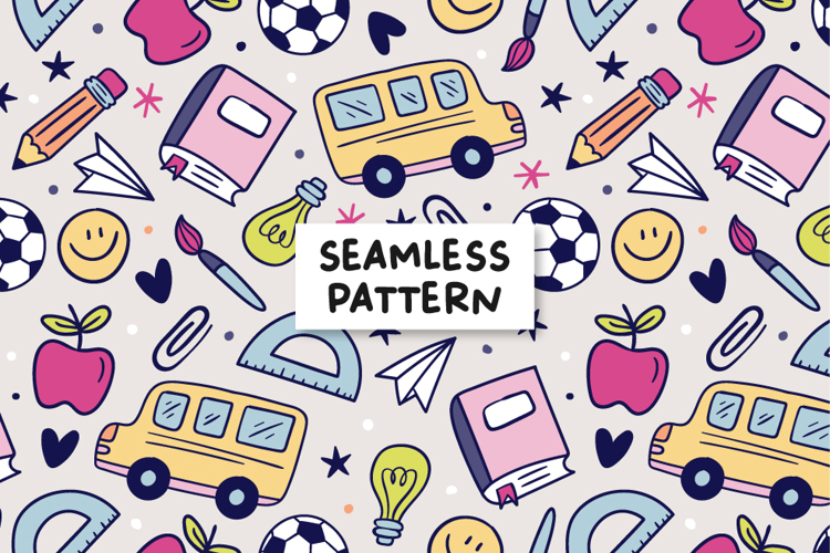 Back To School Background Back To School Pattern