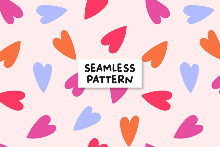 Love Pattern Hearts Background