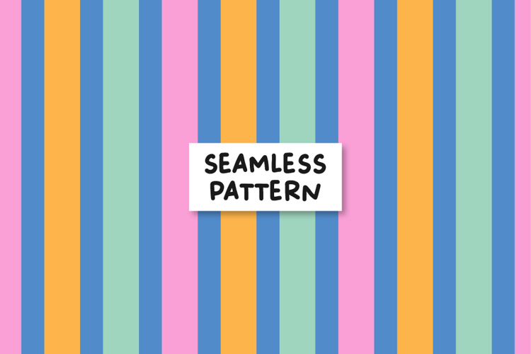 Summer Stripes Pattern Colorful Stripes Background.
