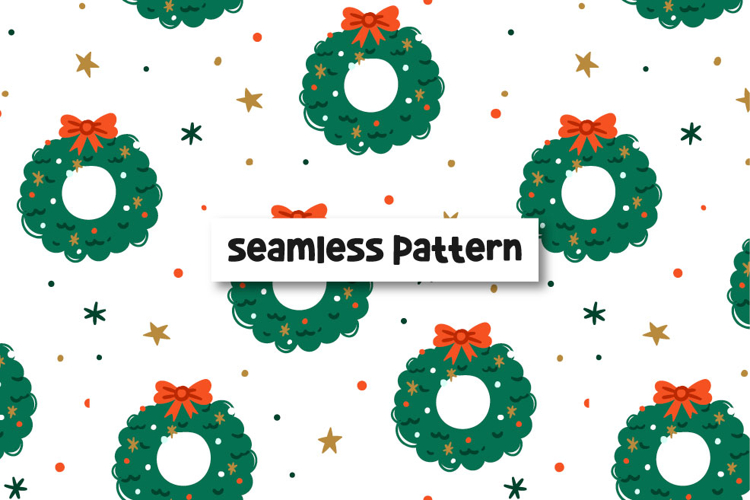 Christmas seamless pattern. Christmas pattern.