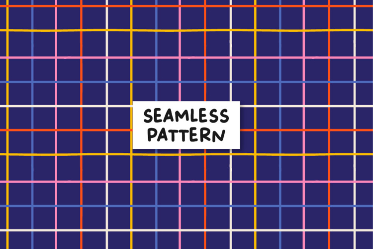 Grid seamless pattern. Grid background.