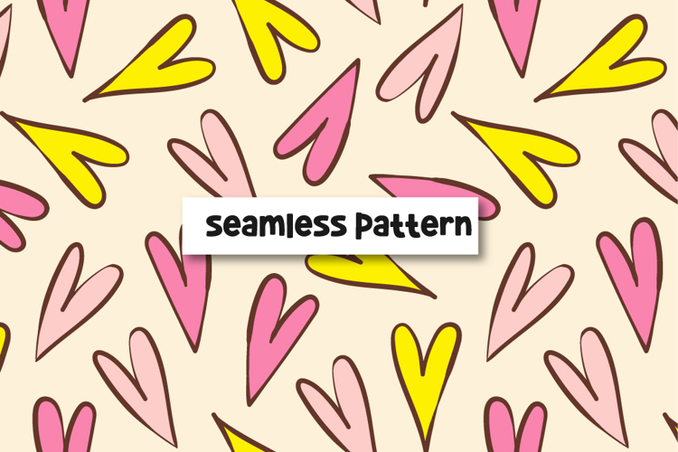 Hearts Pattern Cute Hearts Background.