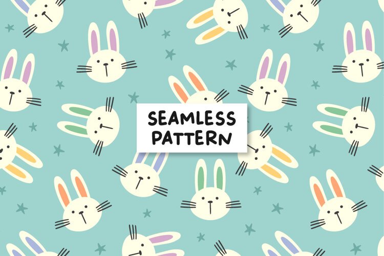 Cute Bunny Pattern. example image 1