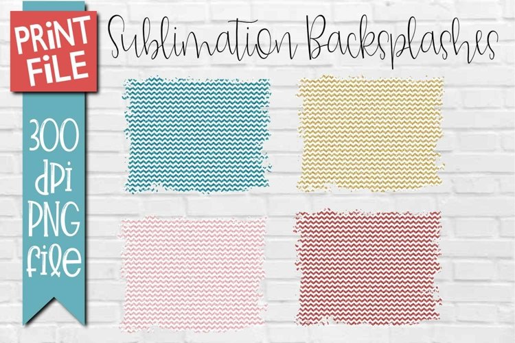 Sublimation Backsplash Background Design