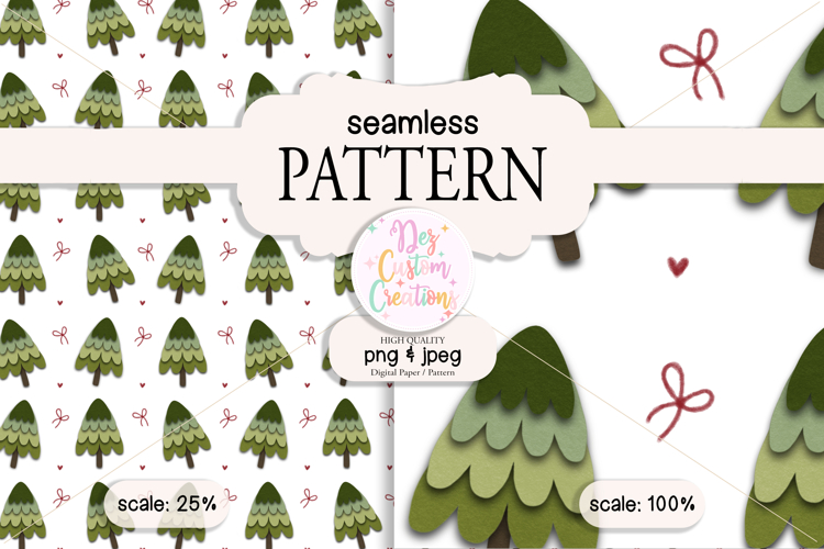 Christmas Pattern Seamless - Digital Paper