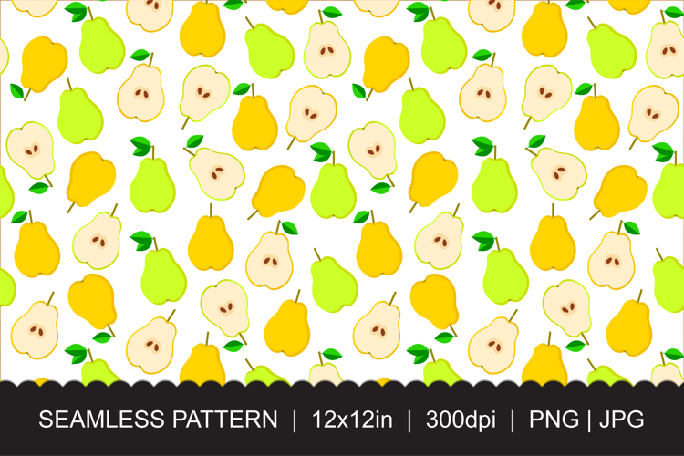 Seamless Pear Pattern