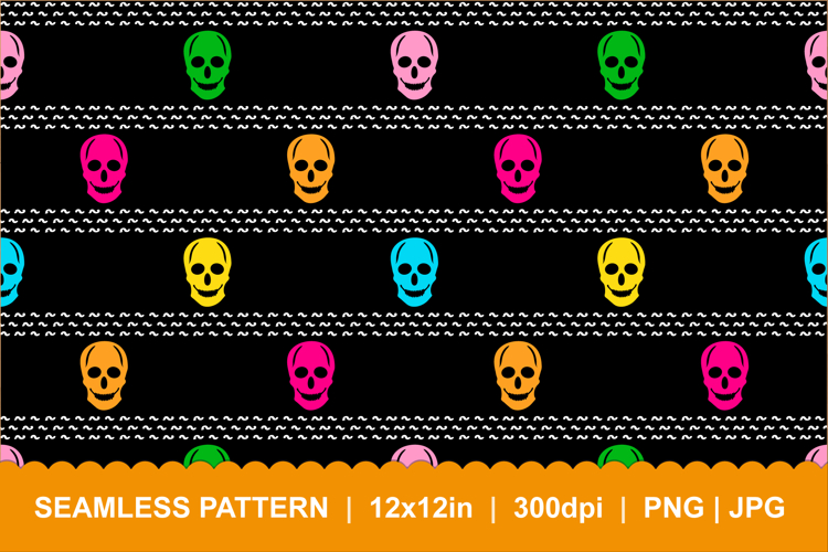 Skull Seamless Pattern