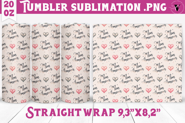 Valentines Tumbler | Spring & Valentine sublimation example image 1