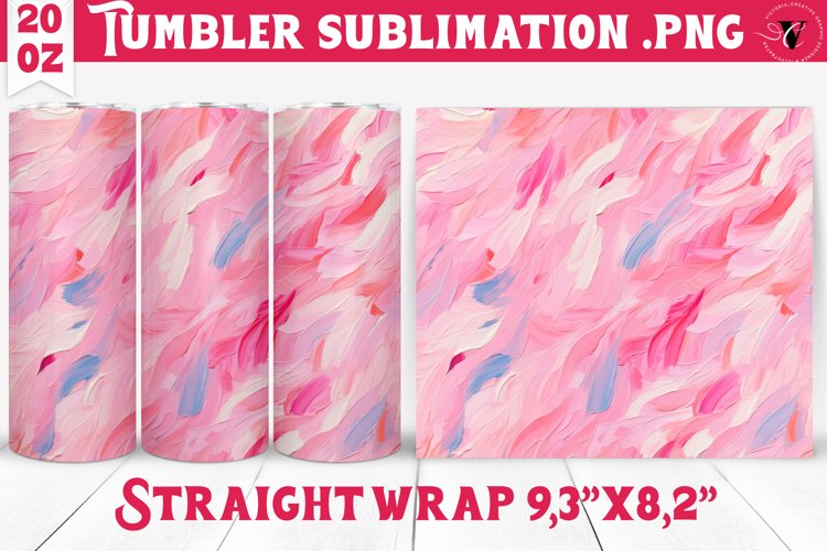 Tumbler wrap | Paint stroke | Valentines Day