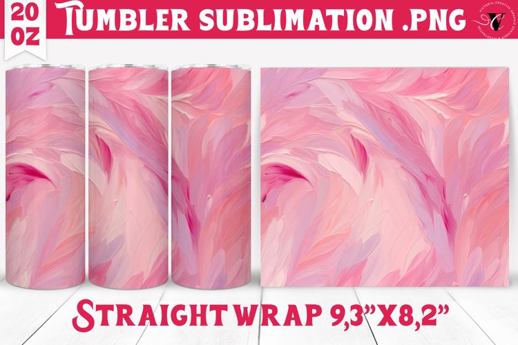 Tumbler wrap | Paint stroke | Valentines Day