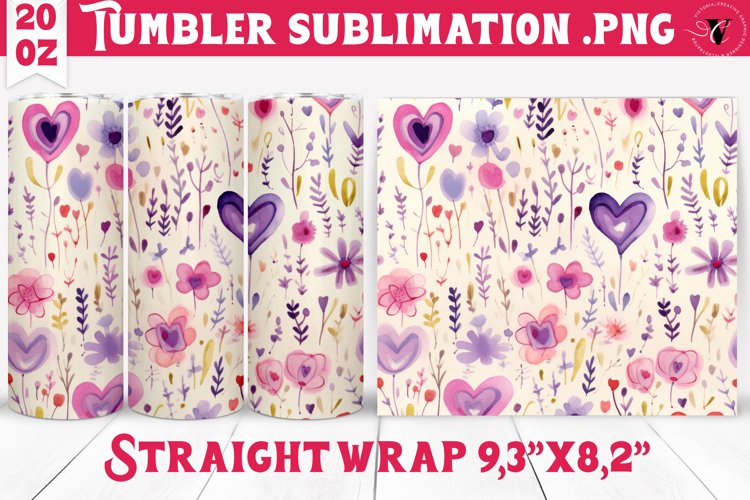 20 Oz Sublimation Tumbler Wrap Image 5