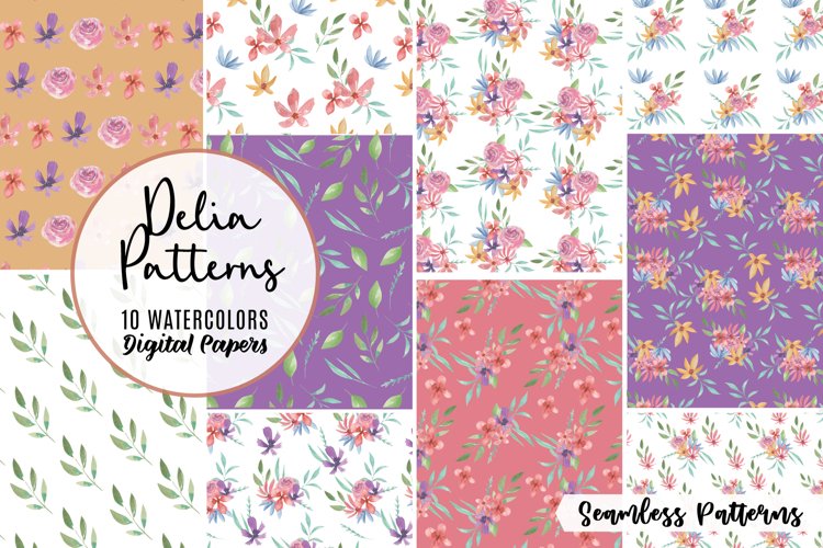 Watercolor Leaves Clipart Image 20
