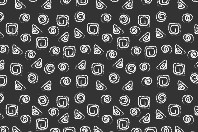 cute abstract pattern with black color