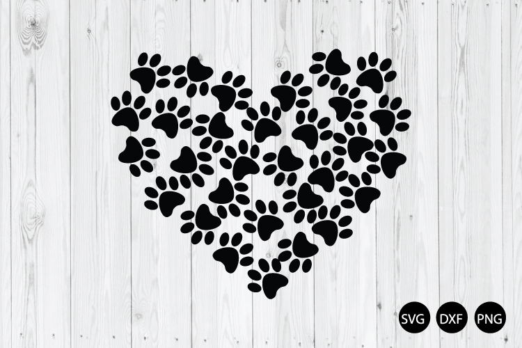 Paw Print SVG, Dog Paw Print SVG, Paw SVG