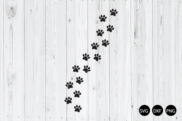 Paw Print SVG, Dog Paw Print SVG, Paw SVG