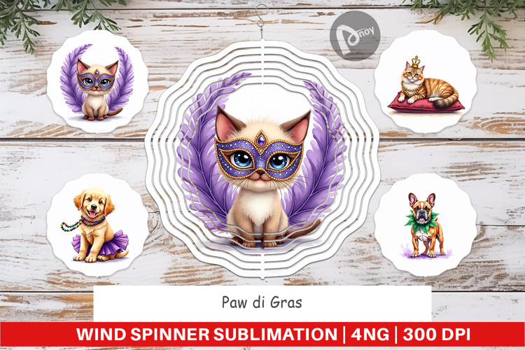 Carnival Jungle Safari Wind Spinner