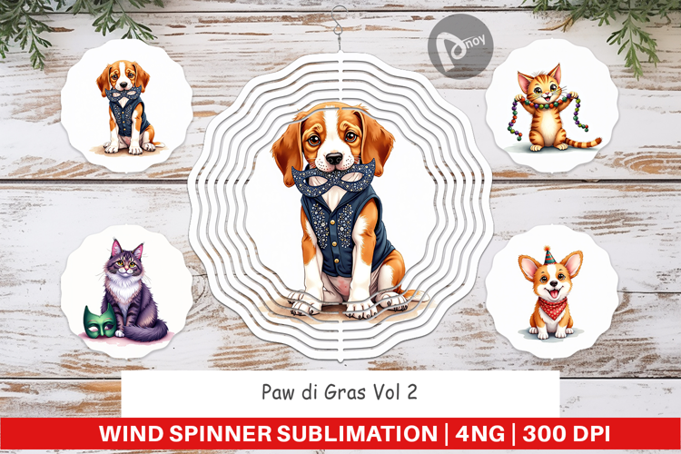 Carnival Jungle Safari Wind Spinner