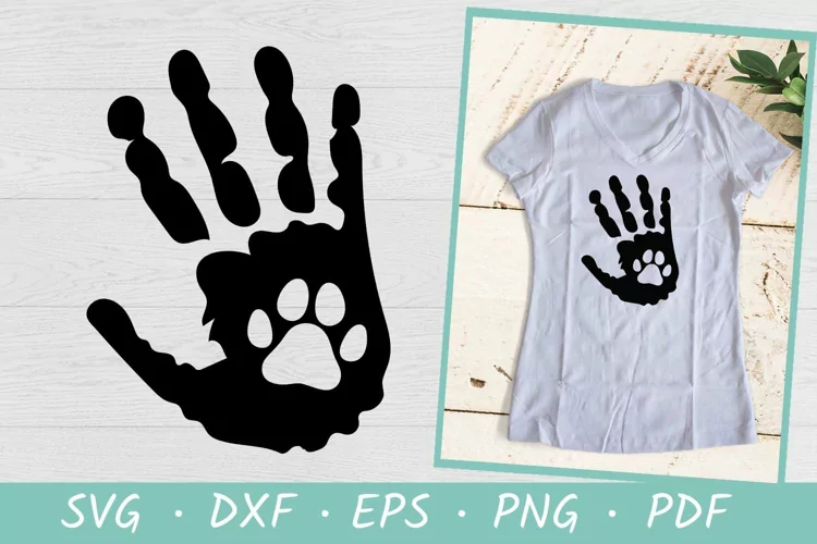 Dog Lovers SVG | Paw print SVG | Cat Paw SVG