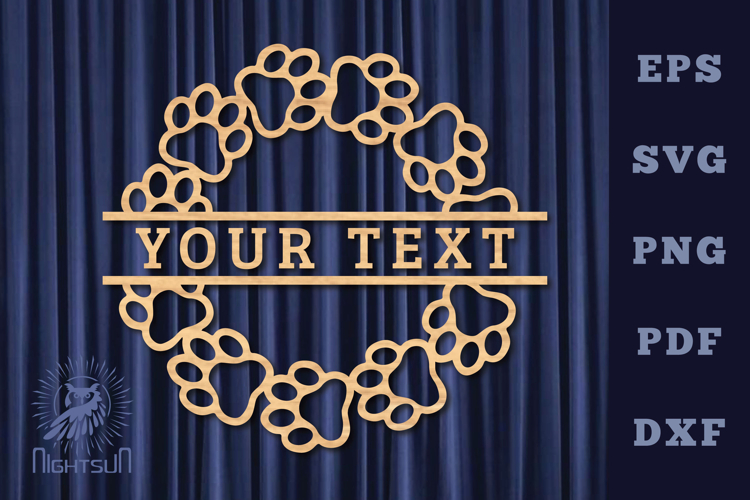 Round Monogram Svg Image 7