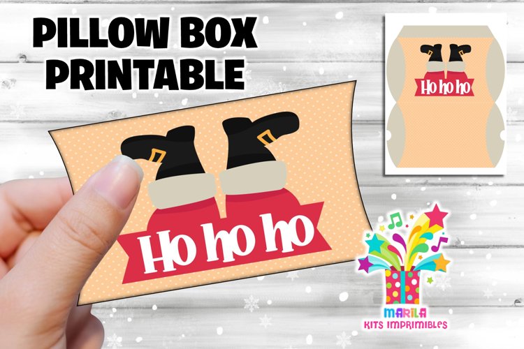 Merry Christmas Pillow Box Designs #7