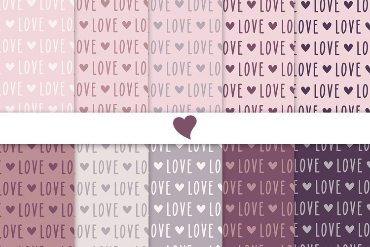 Valentine Scrapbook Paper Image 3