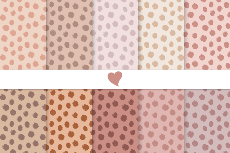 Boho dreams seamless paper patterns example image 1